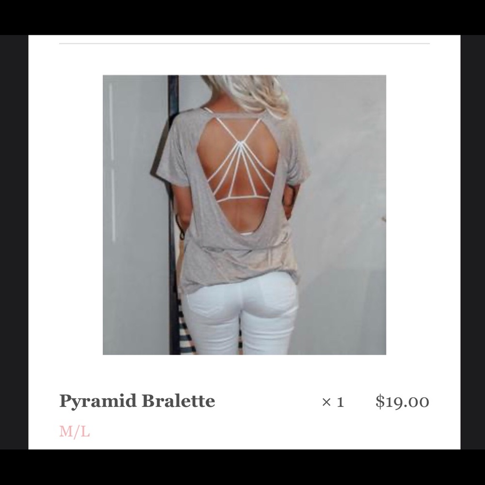 Pyramid bralette